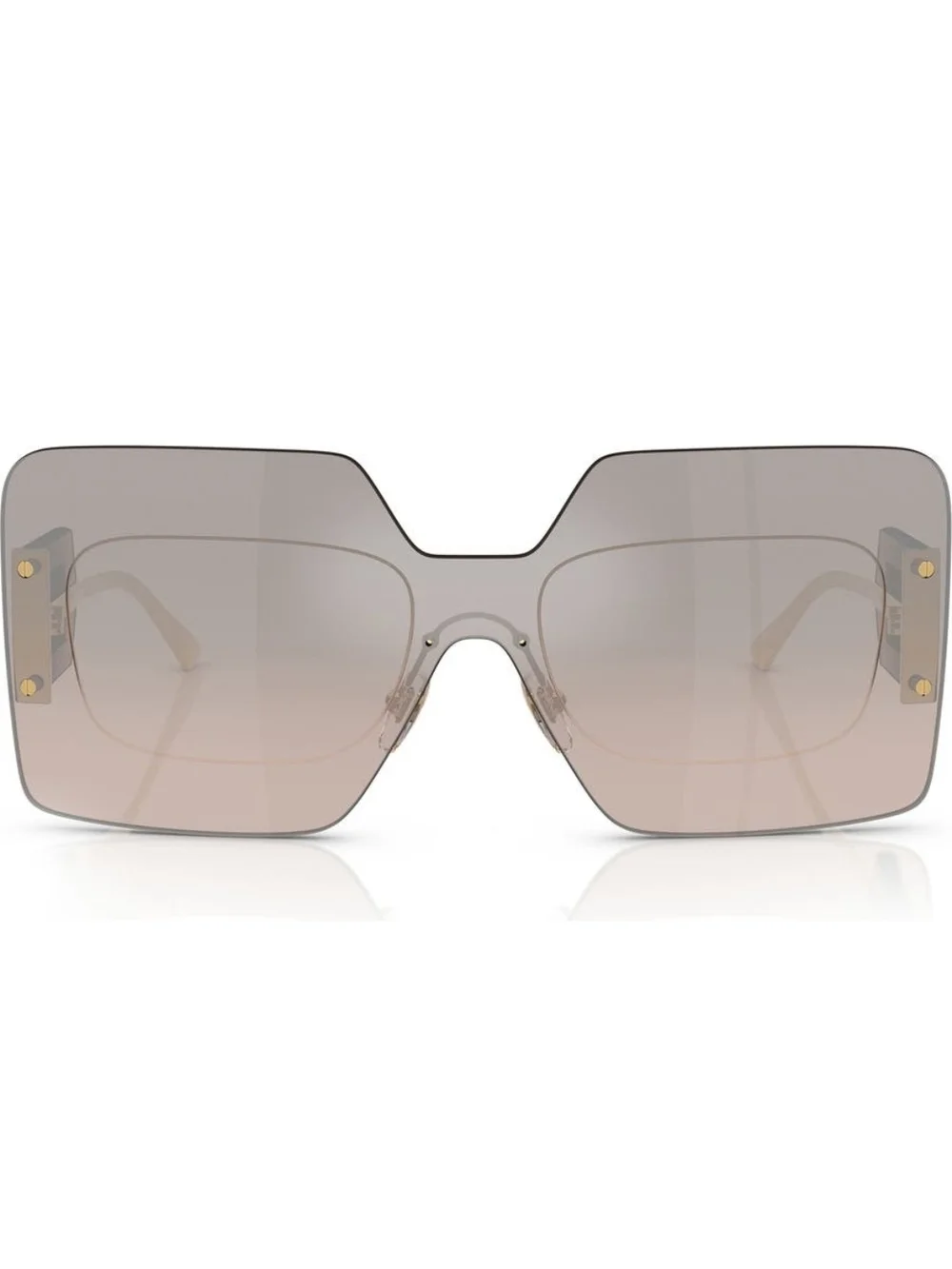 NWT Versace Women's Oversized Square Rimless Sunglasses